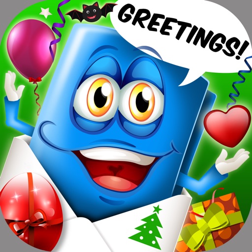 Greeting Cards For All Occasions – e-Card Maker For Happy Birthday, Christmas & Valentine's Day Icon