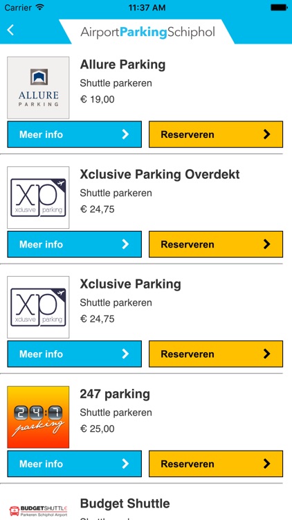 Airport Parking Schiphol Vergelijken