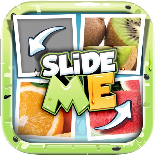 Slide Me Puzzle : Fruit Tiles Quiz  Pictures Games icon
