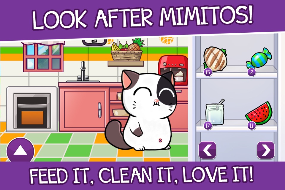 Mimitos Cat - Pet & Minigames screenshot 2