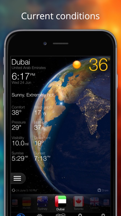 Weather Now Widget for iPhone