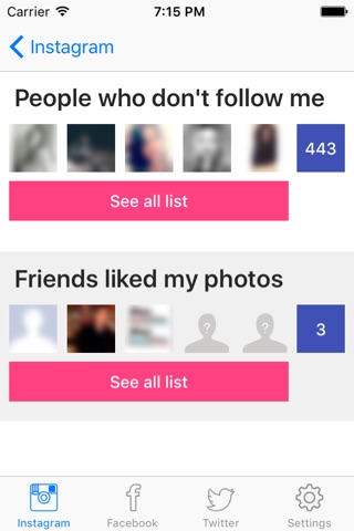 Social Analyser - Detailed follower report screenshot 2