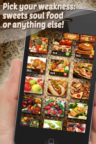 Food Slide Puzzle Blocks – Start Sliding & Swiping Tiles To Complete Jigsaw Pictures screenshot 3