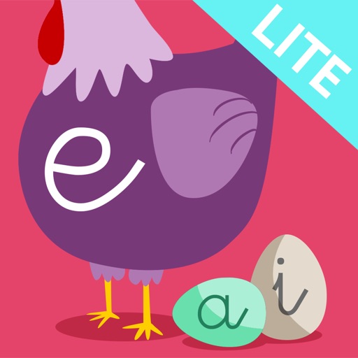 Learn to read and write the vowels in Spanish - Preschool learning games - Lite - For iPhone Icon