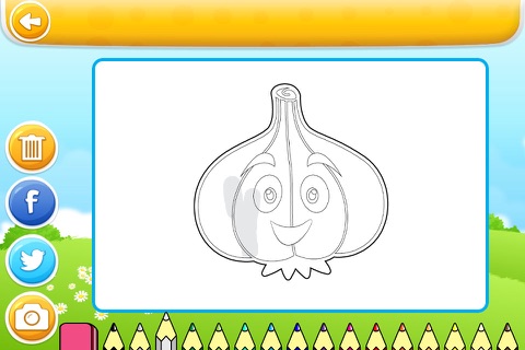 Veggies & Fruits HD : Learning, colouring and educational games for kids and toddlers! screenshot 4