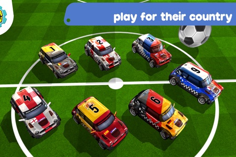 Micro Car Football — racing car game for kids screenshot 3