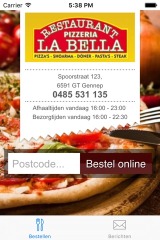 Restaurant Pizzeria La Bella screenshot 2