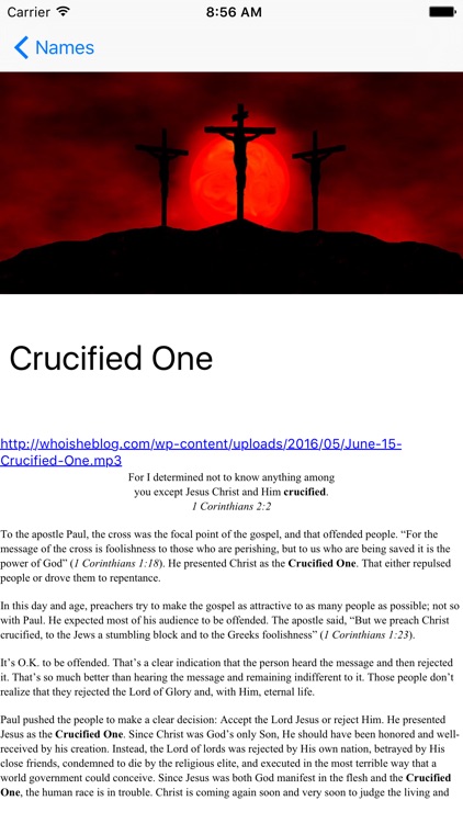 Who Is He: Names of Christ