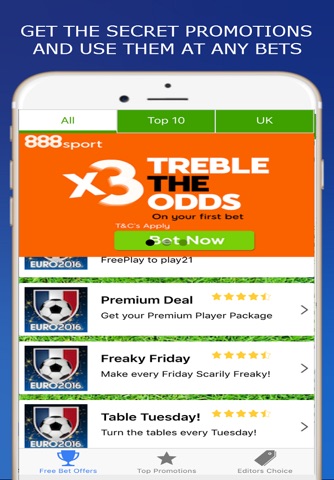 Free Bet offers -The betting expert winning guide! screenshot 4