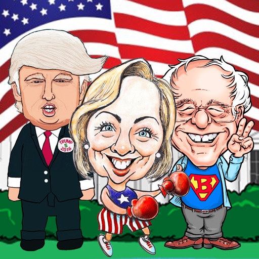 Ultimate Political Challenge - President Rush with the Donald Trump, Bernie & Clinton icon