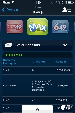 Atlantic Lottery Mobile screenshot 2