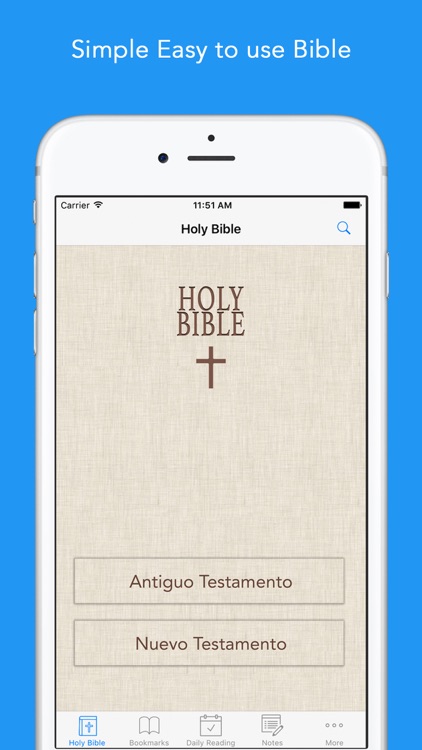 Spanish Bible: Easy to use Bible app in Spanish for daily offline Bible Book reading