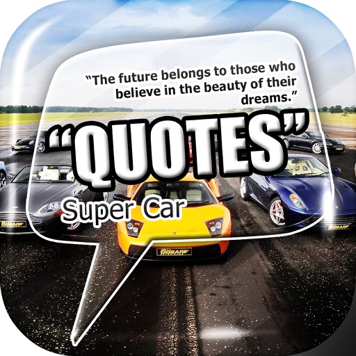 Daily Quotes Inspirational Maker “ Super Cars ” Fashion Wallpaper Themes Pro icon