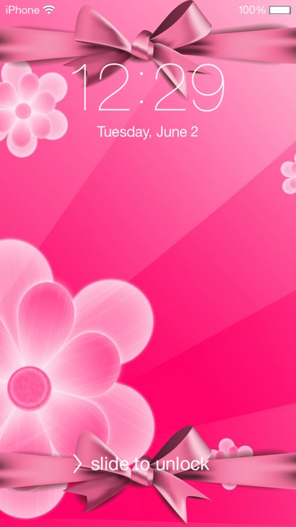 HD pink lock screen wallpapers