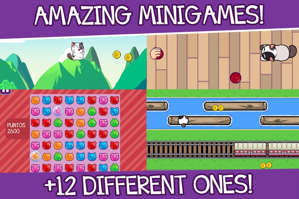 Mimitos Cat - Pet & Minigames screenshot 3