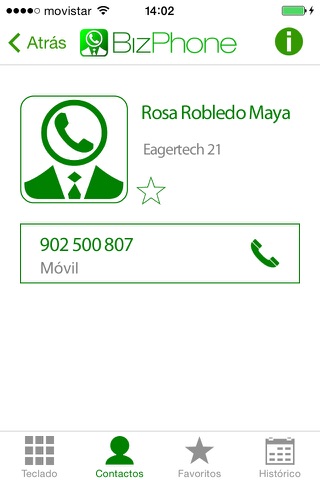 BizPhone Masvoz screenshot 3