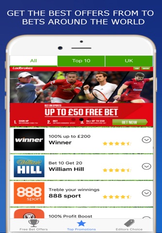 Free Bet offers -The betting expert winning guide! screenshot 2