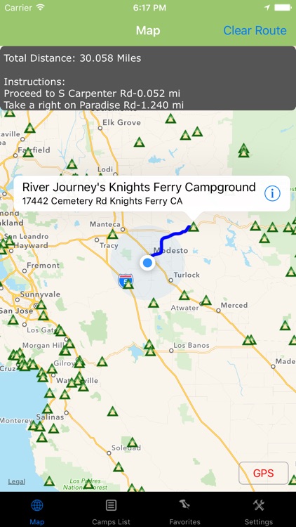 California – Camping & RV spots