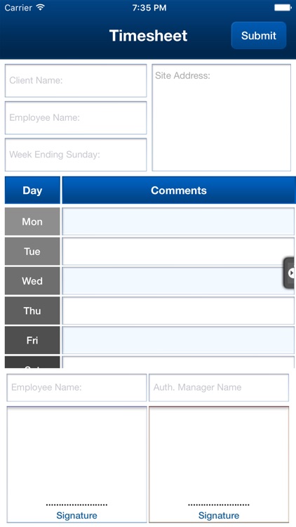 Frontline HR - Timesheet