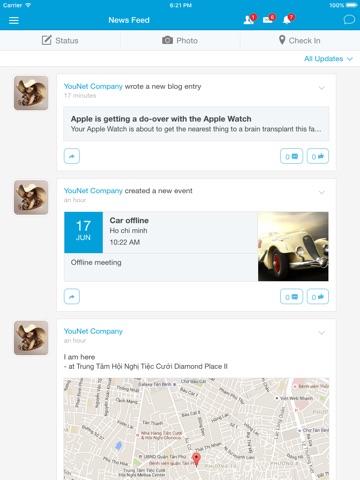 SocialEngine 4 Application for iPad screenshot 3