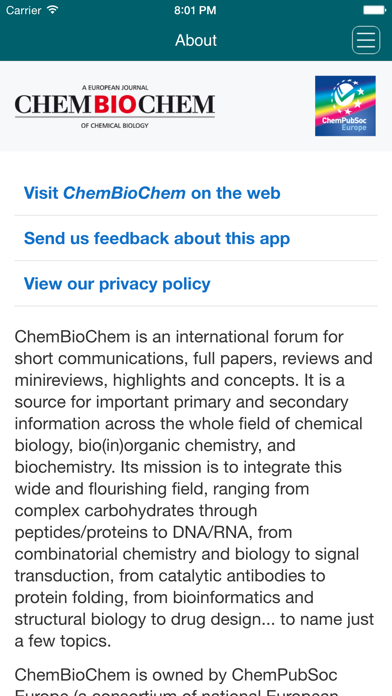 How to cancel & delete ChemBioChem from iphone & ipad 2