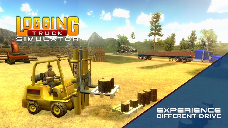 Logging Truck Simulator 3D – A PRO 18 Wheeler Transporter Truck Driver Simulation screenshot-3
