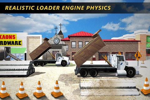 City Road Construction Simulator 3D – Heavy Crane Truck Driver Challenge screenshot 3