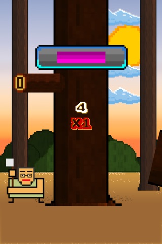 Timber Old Man Free screenshot 3