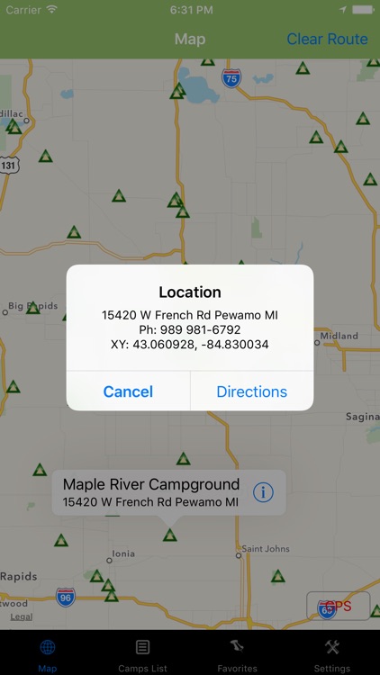 Michigan – Camping & RV spots screenshot-3