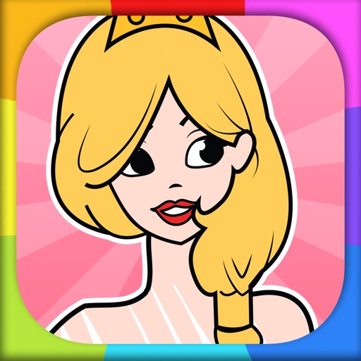 Coloring Pages for Girls - Coloring Games for Kids icon