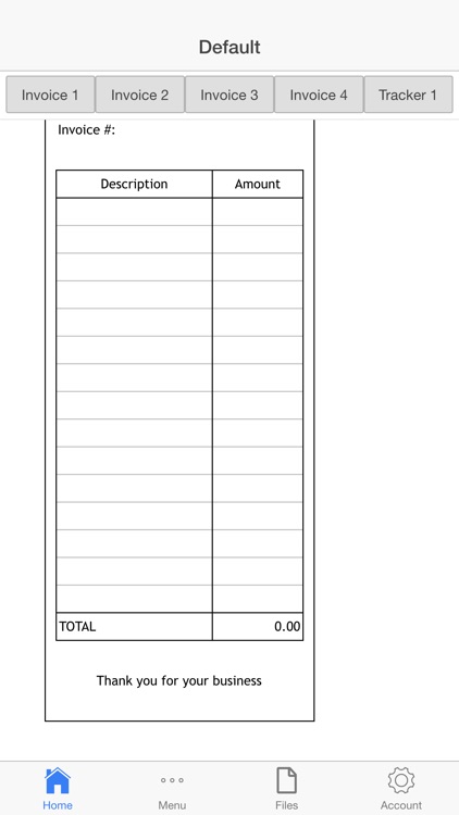 Retail Invoice