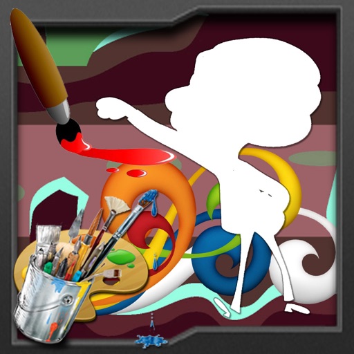 Paint For Kids Games Mr Bean Edition iOS App