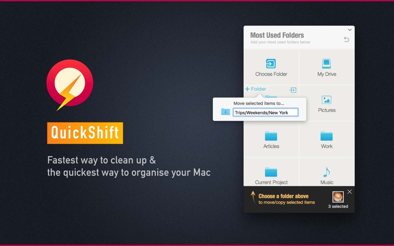 QuickShift - Because we can't avoid cluttering our computers thumbnail 2