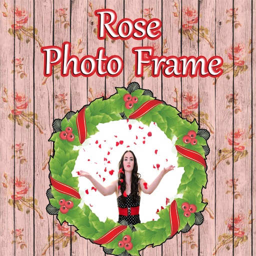 Latest Rose Flower Picture Frames & Photo Editor icon