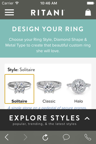 Ritani - A Smarter Way To Buy An Engagement Ring screenshot 2