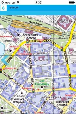 Выборг. Карта города. screenshot 4