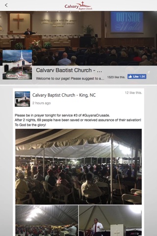 Calvary Baptist Church - King screenshot 2