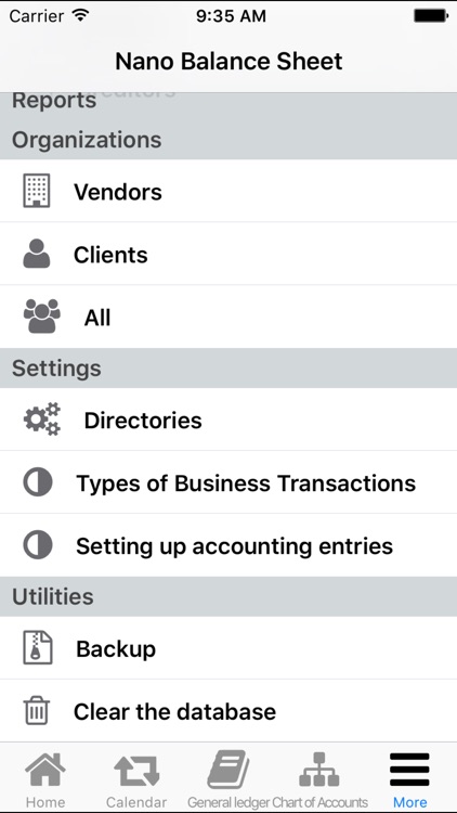 Nano Balance Sheet - General Ledger screenshot-3