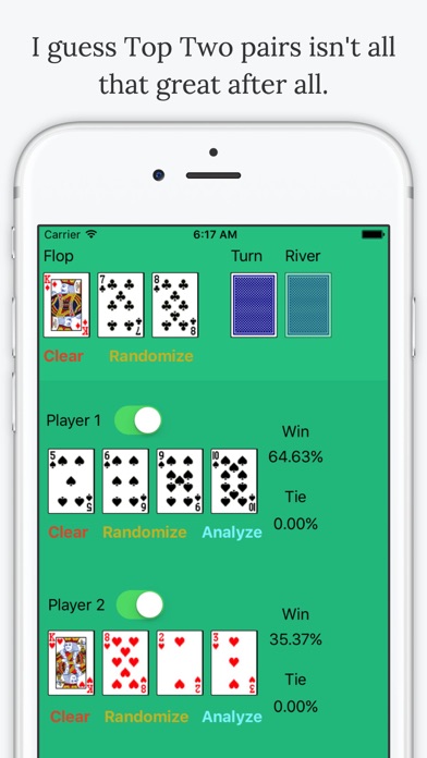 Omaha Poker Calculator - Calculate Odds and Chances % to Win Screenshot 4