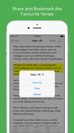 Swahili Bible: Easy to use Biblia Takatifu app for daily off(圖4)-速報App