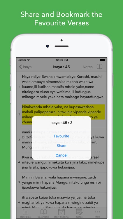 Swahili Bible: Easy to use Biblia Takatifu app for daily offline Bible book reading screenshot-3