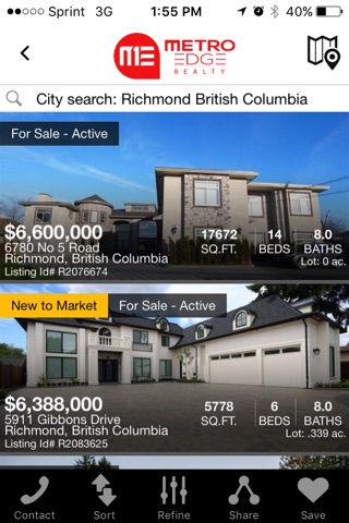 Metro Edge Realty Global Home Search screenshot 2