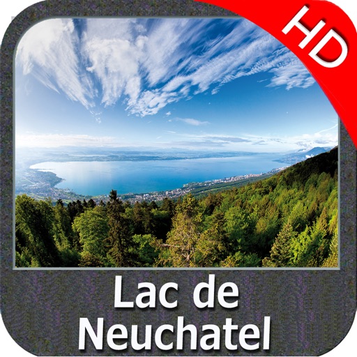 Lake : Neuchatel - Gruyere - Schiffenen - Morat - Biel HD - GPS Map Navigator