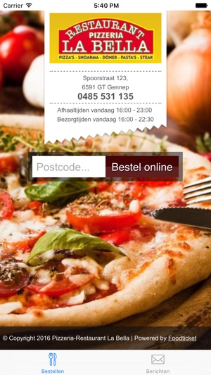 Restaurant Pizzeria La Bella(圖2)-速報App