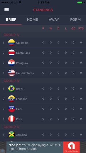 Live Score for Copa America(圖3)-速報App