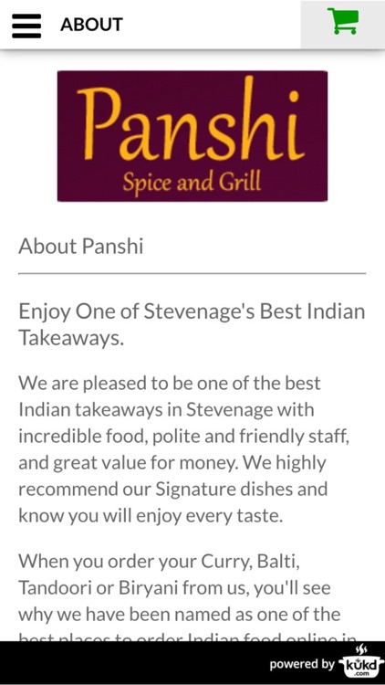 Panshi Indian Takeaway Stevenage screenshot-3