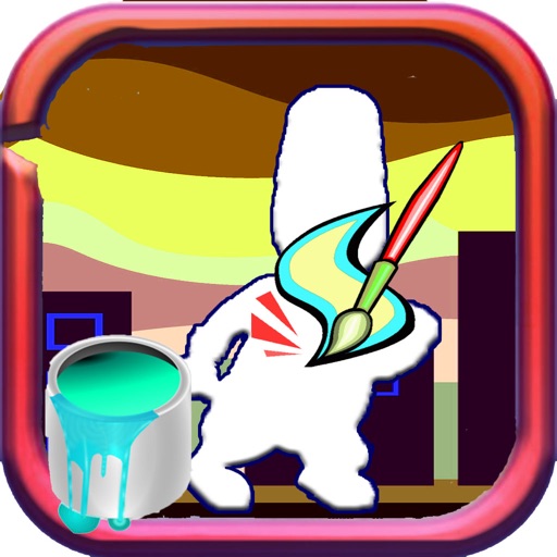 Coloring For Kids Game Yardigan Edition Icon