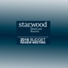 Starwood 2016 budget review meeting