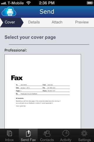 uFax Cloud Fax screenshot 4