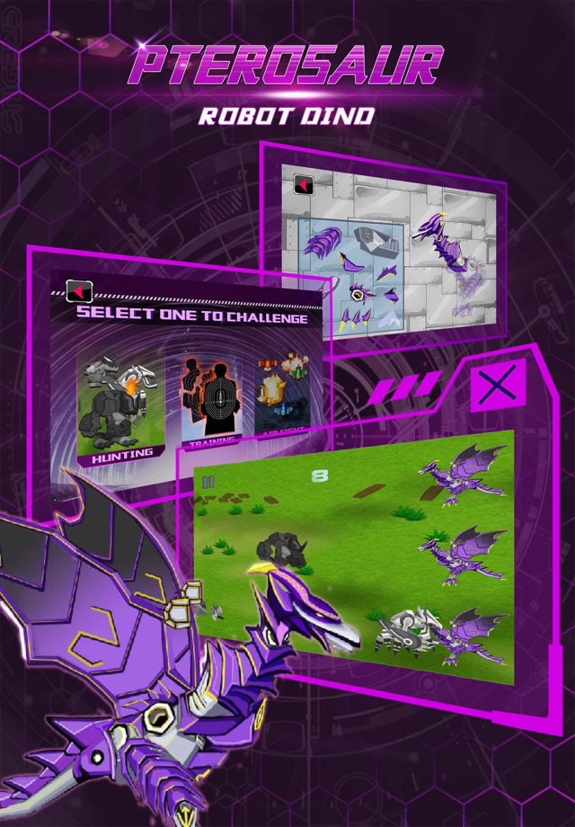 Pterosaur: Robot Dinosaur - Trivia & Funny Puzzle Game screenshot 4